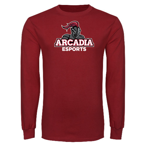  Cardinal Long Sleeve T Shirt - E Sports Stacked