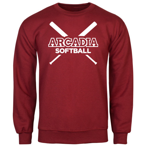  Cardinal Fleece Crew - Arcadia University Softball