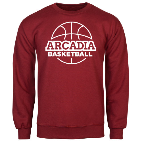  Cardinal Fleece Crew - Arcadia University Basketball