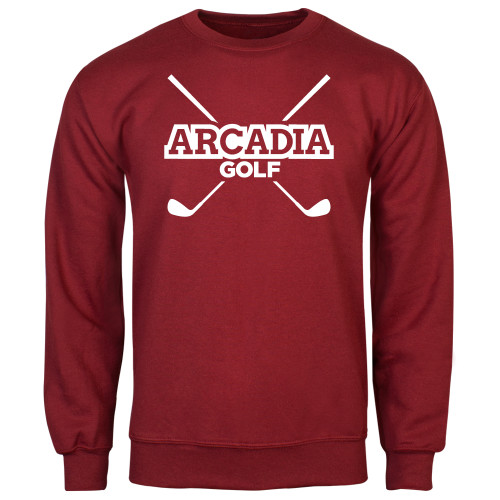  Cardinal Fleece Crew - Arcadia University Golf