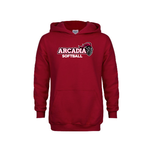  Youth Cardinal Fleece Hoodie - Softball