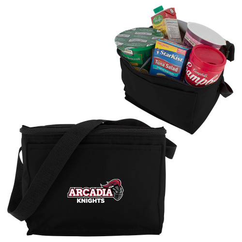  Six Pack Black Cooler - Official Logo