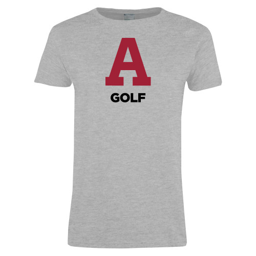  Womens Grey Short Sleeve Tee - Arcadia Golf