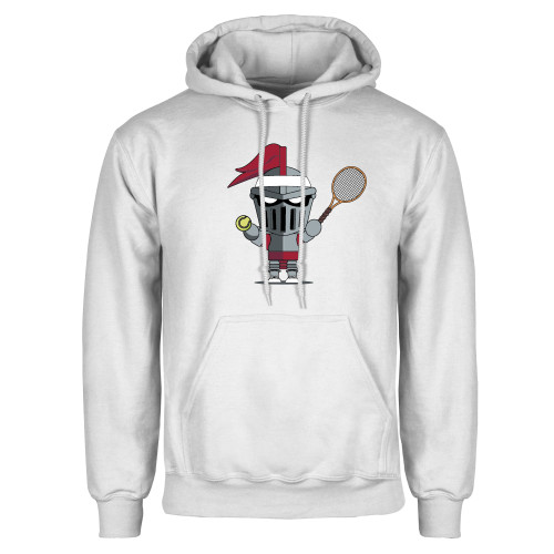  White Fleece Hoodie - Arcadia Mini Knight Tennis