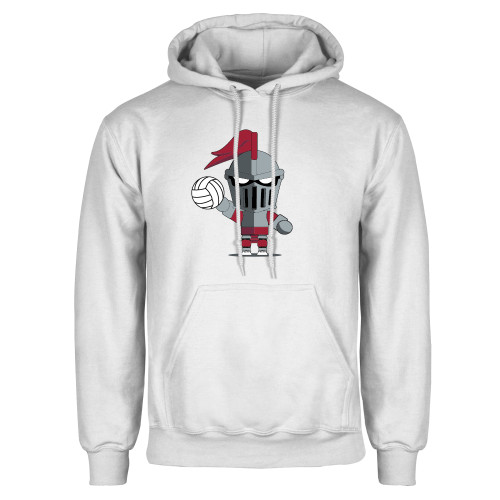  White Fleece Hoodie - Arcadia Mini Knight Womens Volleyball