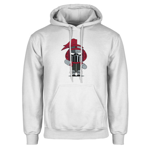  White Fleece Hoodie - Arcadia Mini Knight Wrestling