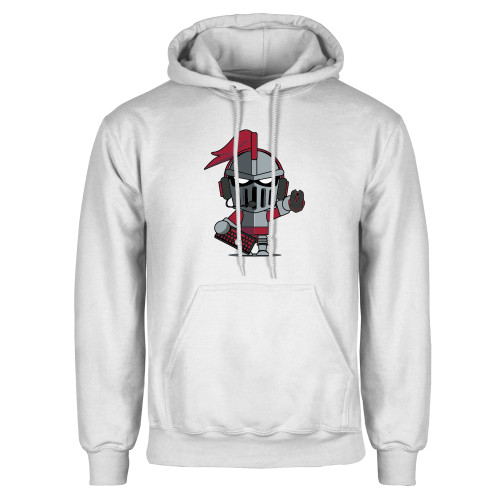  White Fleece Hoodie - Arcadia Mini Knight ESports