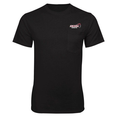  Black T Shirt w/Pocket - Official Logo