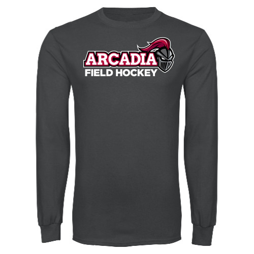  Charcoal Long Sleeve T Shirt - Field Hockey