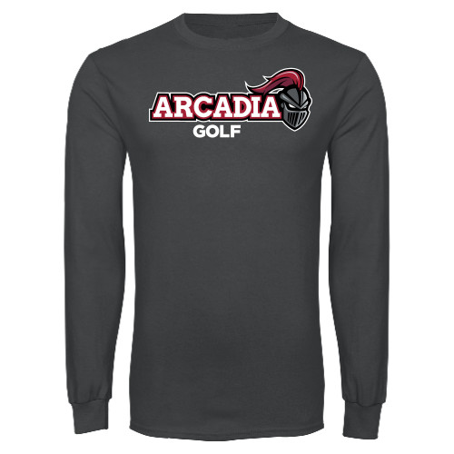  Charcoal Long Sleeve T Shirt - Golf