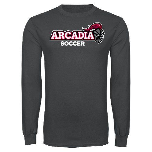  Charcoal Long Sleeve T Shirt - Soccer