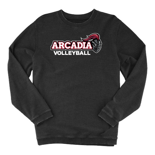  Boxercraft Womens Black Corded Crew - Volleyball
