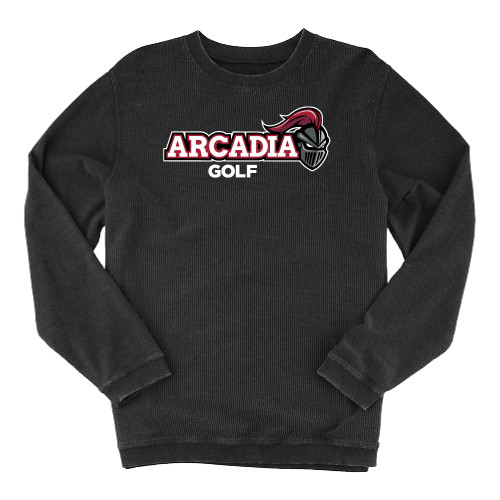  Boxercraft Womens Black Corded Crew - Golf