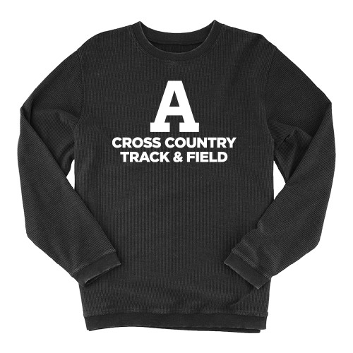  Boxercraft Womens Black Corded Crew - Arcadia Cross Country Track and Field