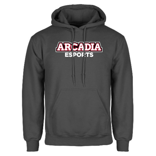  Charcoal Fleece Hoodie - E Sports Wordmark
