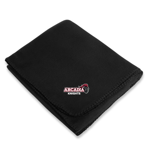  Black Arctic Fleece Blanket - Official Logo