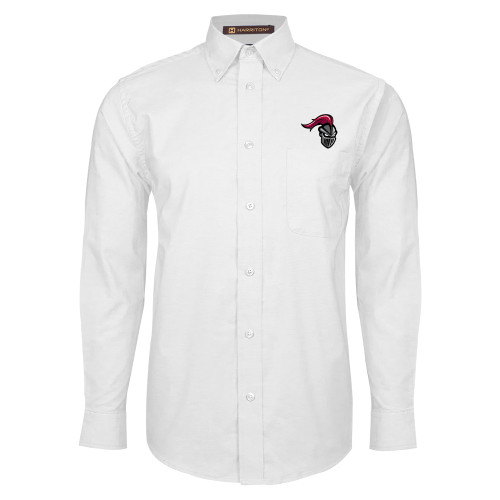  White Oxford Long Sleeve Shirt - Knight