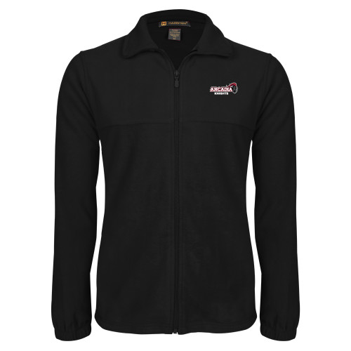  Black Fleece Full Zip Jacket - Official Logo
