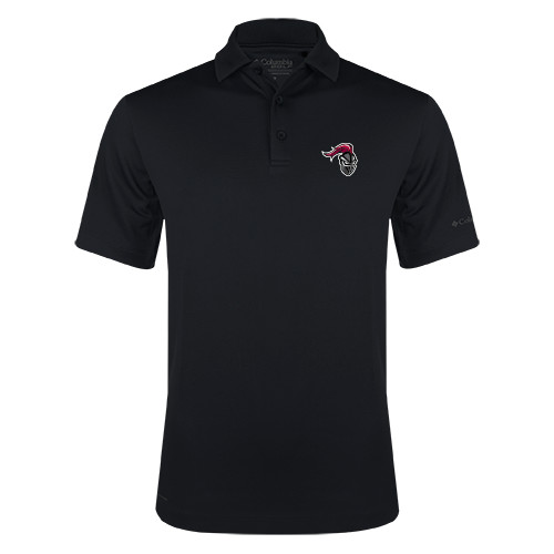  Columbia Black Omni Wick Drive Polo - Knight