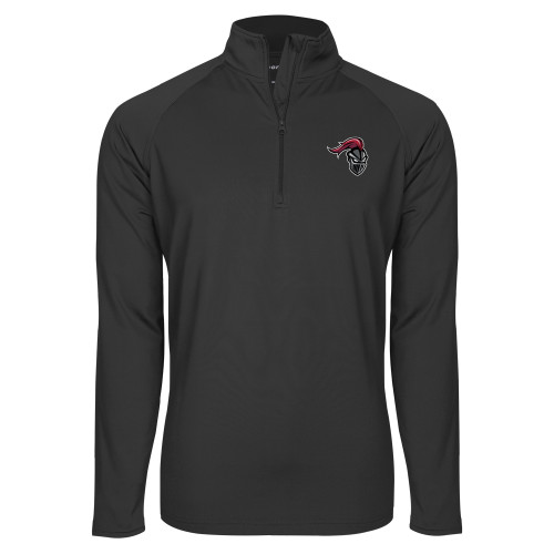  Sport Tek Charcoal Sport Wick Stretch 1/2 Zip Pullover - Knight