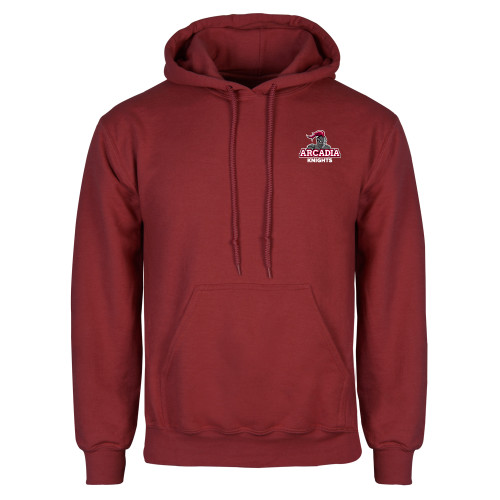  Cardinal Fleece Hoodie - Arcadia Knights Stacked