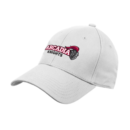  White Structured Adjustable Pro Style Hat - Official Logo