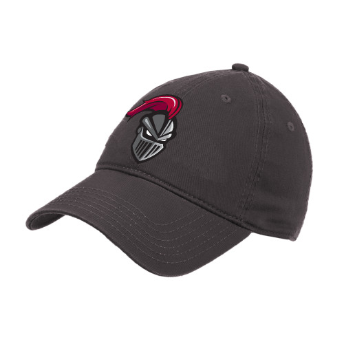  Charcoal Unstructured Adjustable Low Profile Hat - Knight