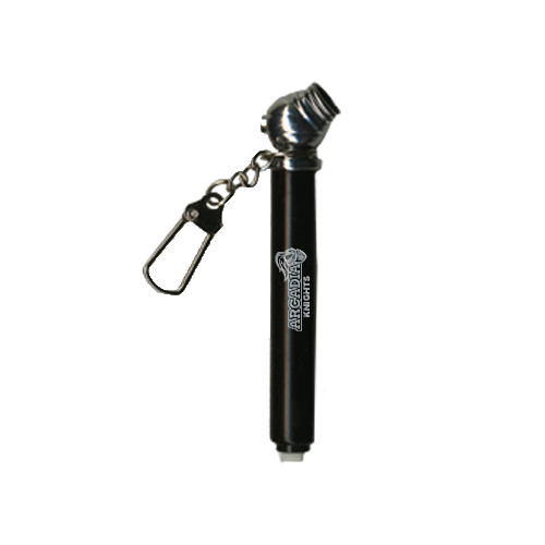  Mini Black Tire Gauge/Keychain - Official Logo Engraved