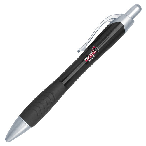  Metallic Mykonos Black Pen - Official Logo