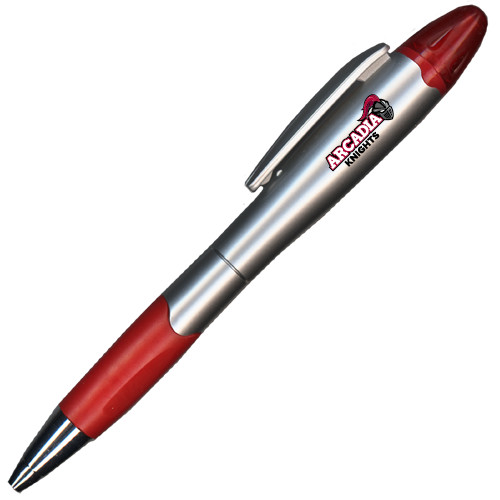  Silver/Red Blossom Pen/Highlighter - Official Logo