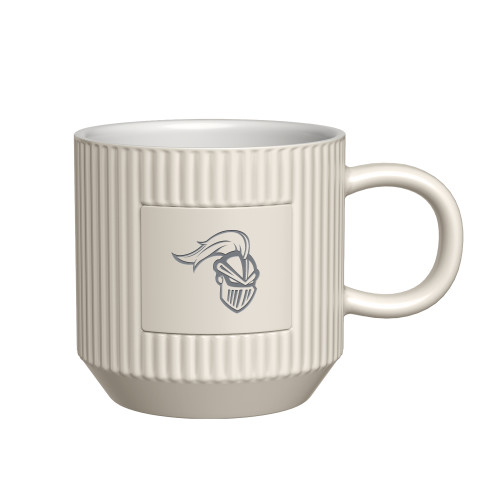  First Light Ivory Ceramic Mug - Knight Engraved