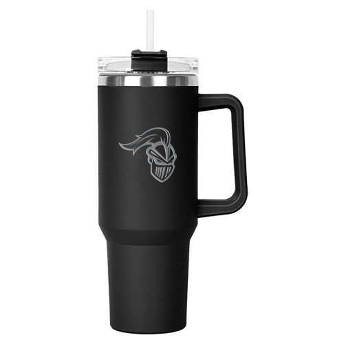 Hippo Black Mug & Straw Lid with Twist Closure 40 oz - Knight Engraved
