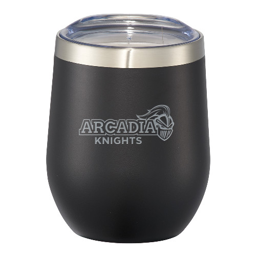 Corzo Vacuum Insulated Black Cup 12oz - Official Logo Engraved
