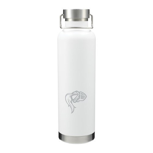  Thor Copper Vacuum Insulated White Bottle 32oz - Knight Engraved