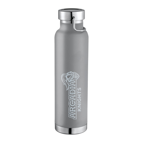  Thor Copper Vacuum Insulated Grey Bottle 22oz - Official Logo Engraved