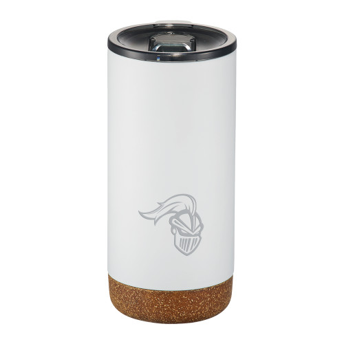  Valhalla Vacuum Insulated White Tumbler 16oz - Knight Engraved