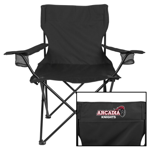  Deluxe Black Captains Chair - Official Logo