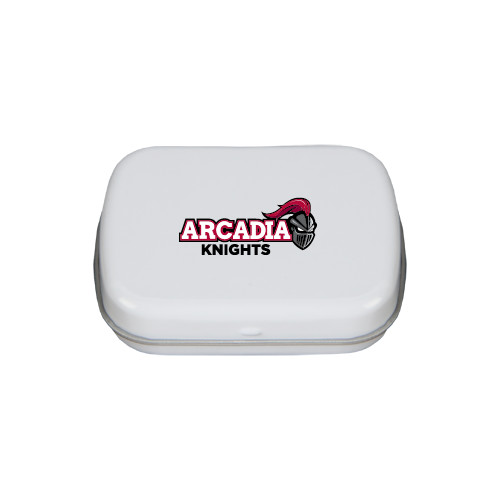 White Rectangular Peppermint Tin - Official Logo
