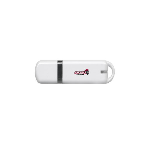  USB White Pen Drive 4G - Official Logo