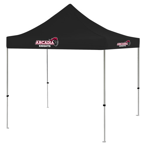  9 ft x 9 ft Black Tent - Official Logo