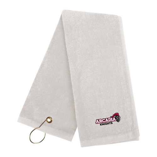  White Golf Towel - Official Logo