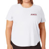 Thumbnail image for  Beyond Yoga PLUS On The Down Low Short Sleeve Tee Cloud White