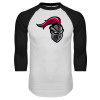 Thumbnail image for  White/Black Raglan Baseball T Shirt