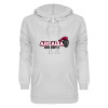 Thumbnail image for  ENZA Womens White V Notch Raw Edge Fleece Hoodie