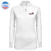 Thumbnail image for  Syntrel Womens White Interlock 1/4 Zip