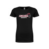 Thumbnail image for  Next Level Girls Black Fashion Fit T Shirt