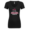 Thumbnail image for  Next Level Womens Black Ideal V Tee