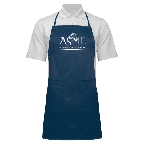 Full Length Navy Apron-ASME
