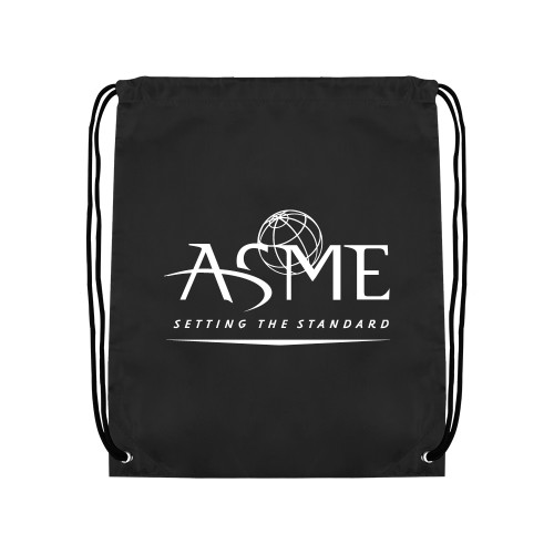 Black Drawstring Backpack-ASME