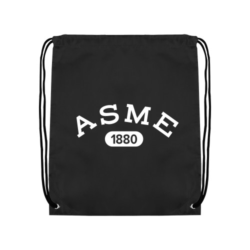 Black Drawstring Backpack-Heritage